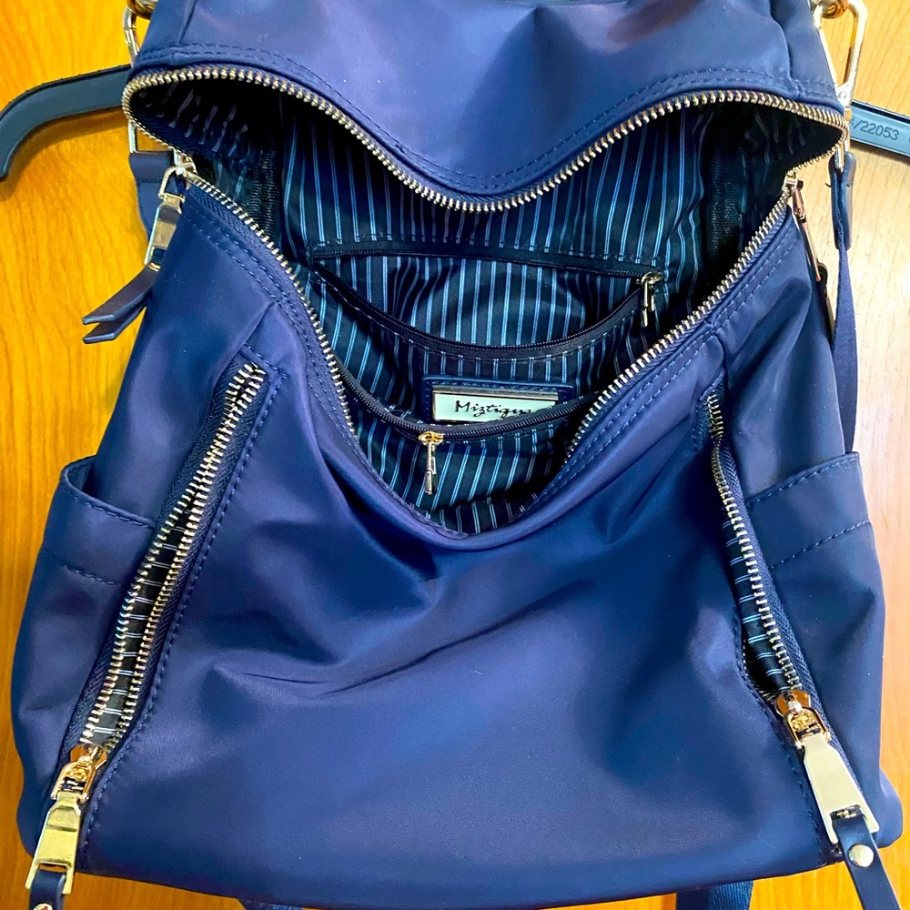 Miztique Navy Blue Backpack